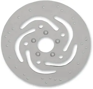 Disco de freno metálico circular con orificios de montaje para Harley-Davidson