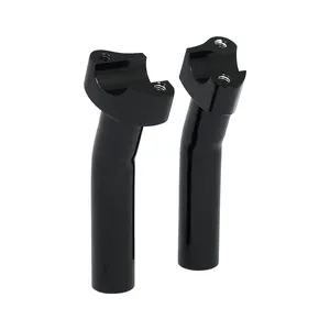 Riser de aluminio forjado pullback, elevación de 5-3/4". Negro