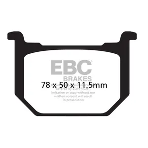 Pastillas de freno EBC V-pad Semi Sintered