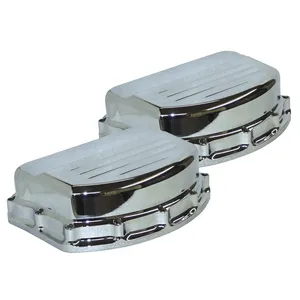 Paughco, Cubiertas de balancines. Aluminio estilo personalizado. Cromo