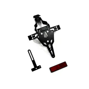 Soporte de matrícula Zieger Pro negro