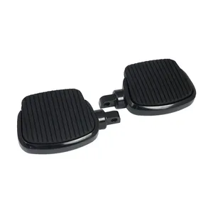Kit de estriberas mini. 4" de largo. Negro