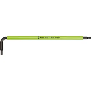 Llave Allen Wera multicolor verde brillante - Tallas US 3/32"