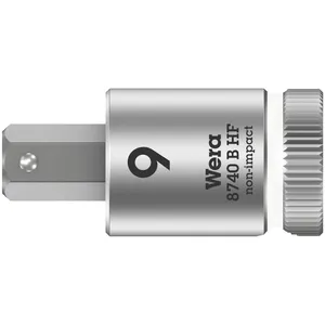 Wera Zyklop 3/8" Bit hexagonal con función de sujeción Métrico
