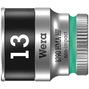 Llave de vaso Wera Zyklop 1/4" con función de retención - Métrica 13.0