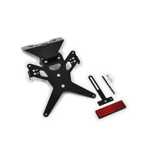 Soporte de matrícula Zieger X-Line negro
