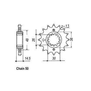 Piñón Delantero JT 339.17