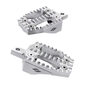 Kraus, juego de estriberas EXO. Parte superior de aluminio mecanizado / Base de aluminio mecanizado