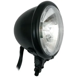 Faro Bates estilo 4-1/2" 35/35w. Negro