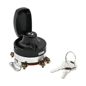 Interruptor de encendido estilo FL, 'electrónico'. Llave plana. Negro
