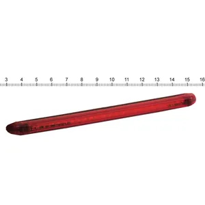 Tira de luz trasera LED, lente roja