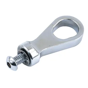 Guía de cable de aluminio mecanizado, cromado