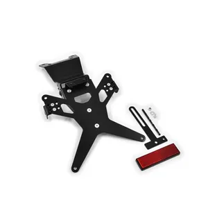 Soporte de matrícula Zieger X-Line negro