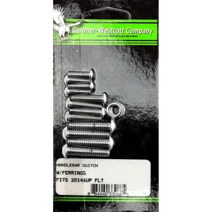 GW, Handlebar Switch Cover Mounting Kit. Chrome