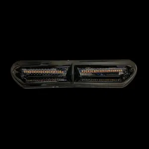 Custom Dynamics, inserto de ventilación para intermitentes Batwing. Negro