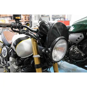 Máscara de faro C-Racer negra