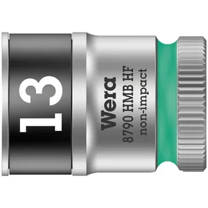 Wera Zyklop 3/8" llave de vaso con función de retención - Métrica 13.0