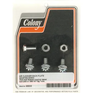 Colony, kit de montaje de placa trasera del filtro de aire