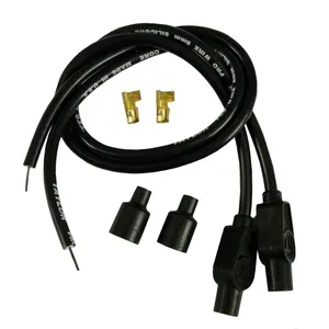 Taylor, juego de cables de bujía universales de núcleo de carbono de 8 mm. Negro