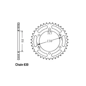 Piñón trasero JT 483.35