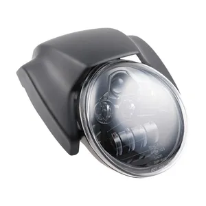 Cult-Werk, kit de faro delantero. 'Estilo Night Rod'. Negro mate
