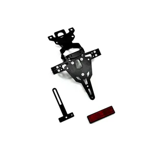 Soporte de matrícula Zieger Pro negro