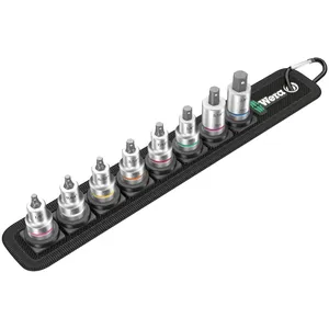 Cinturón de vasos Wera con puntas hexagonales de vaso 3/8" - medidas US