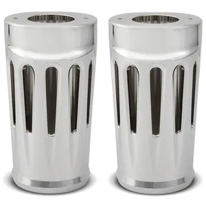 Arlen Ness, fundas de horquilla Deep Cut. Cromado