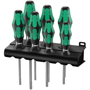 Juego de destornilladores Wera de 7 uds. Kraftform 300 plus Torx®