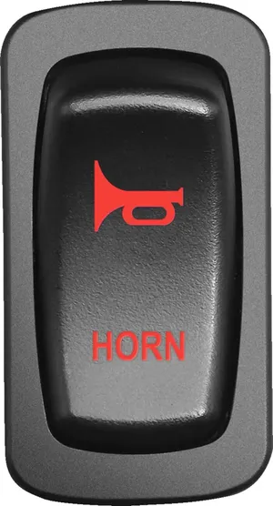 Interruptor de perfil bajo - claxon rojo <span style="color: red;font-size: 0,5em">- ALMACEN USA-</span>