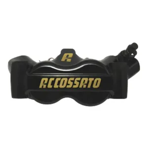 Pinza de freno radial Monoblock Accossato de 100 mm derecha. Negra