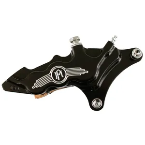 PM, pinza de 6 pistones 112x6b. Montaje directo, 11.5" derecha delantera. Negro CC