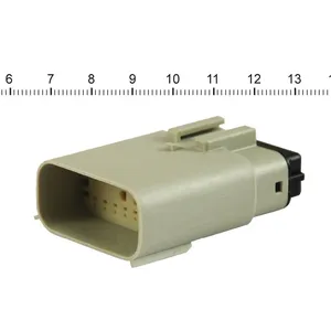 NAMZ, conector Molex MX-150. Gris, hembra, 16 pines