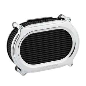 Arlen Ness, kit de filtro de aire Stage II Oval Upgrade. Cromado