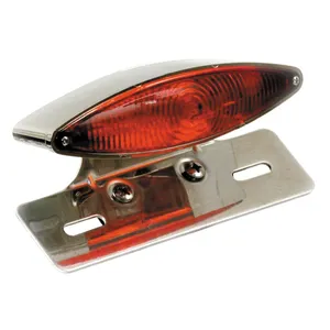 Luz trasera Snakelight. Cromada. con soporte