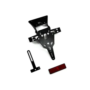 Soporte de matrícula Zieger Pro negro
