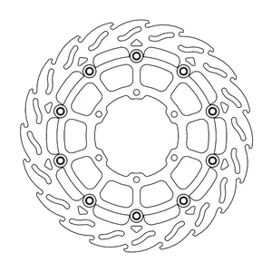 Rotor de freno flotante serie Flame de Moto-Master