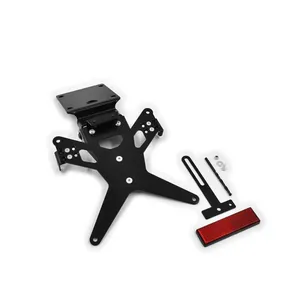 Soporte de matrícula Zieger X-Line negro
