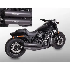 Miller, Bronco sistema de escape 2-2. Euro 4. Negro mate
