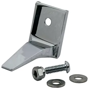 Kit de pestaña de extensión para patín de pie. Cromado