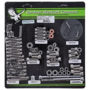Juego de tornillos de motor, allen de acero inoxidable
