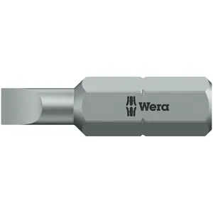 Puntas Wera 1/4" para tornillos de cabeza plana