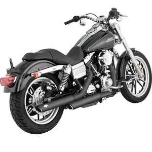 Vance & Hines, silenciadores slip-on dobles Twin Slash de 3". negro