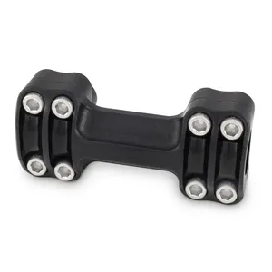 Burly, kit de elevadores Reaper. 1.5" de altura. 8 tornillos, 1 pieza. Negro