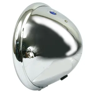 Faro estilo Bates de 5-3/4", solo la carcasa. Cromado