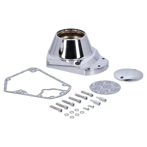 S&S, tapa de árbol de levas de aluminio mecanizado. Cromo