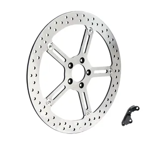 Arlen Ness, kit de disco Big Brake delantero 15" Jagged. Lado derecho