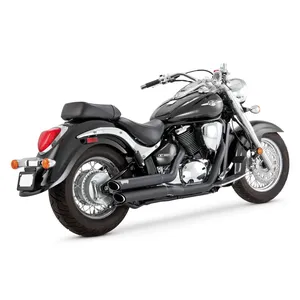 Escape Vance & Hines Twin slash staggered 2-2, negro