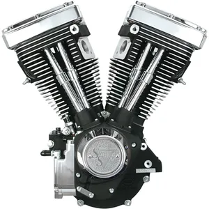 S&S, conjunto básico de motor V80". Negro