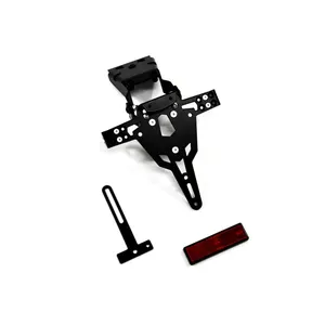 Soporte de matrícula Zieger Pro negro